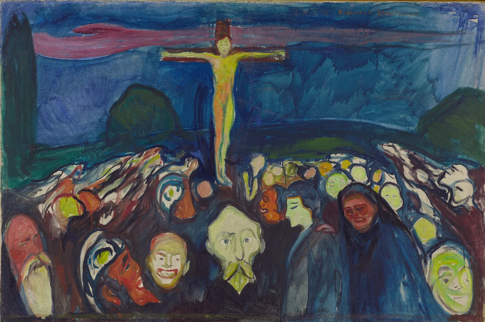 Golgotha Wall Art by Edvard Munch - Canvas Print