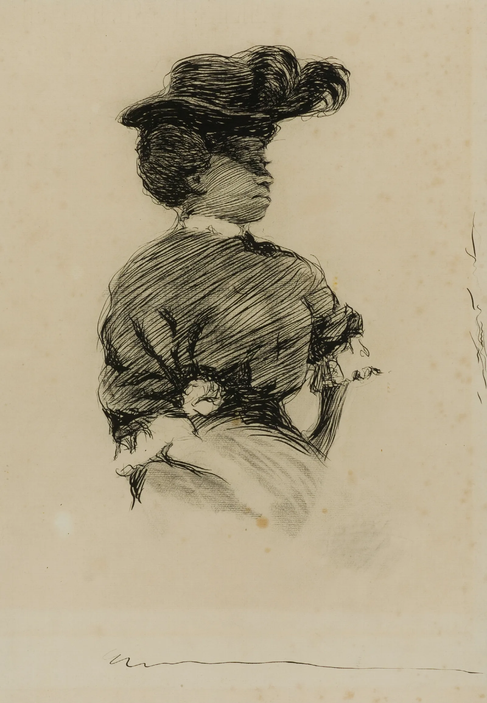 Well Dressed Woman Wall Art by Charles Dana Gibson - Canvas Print