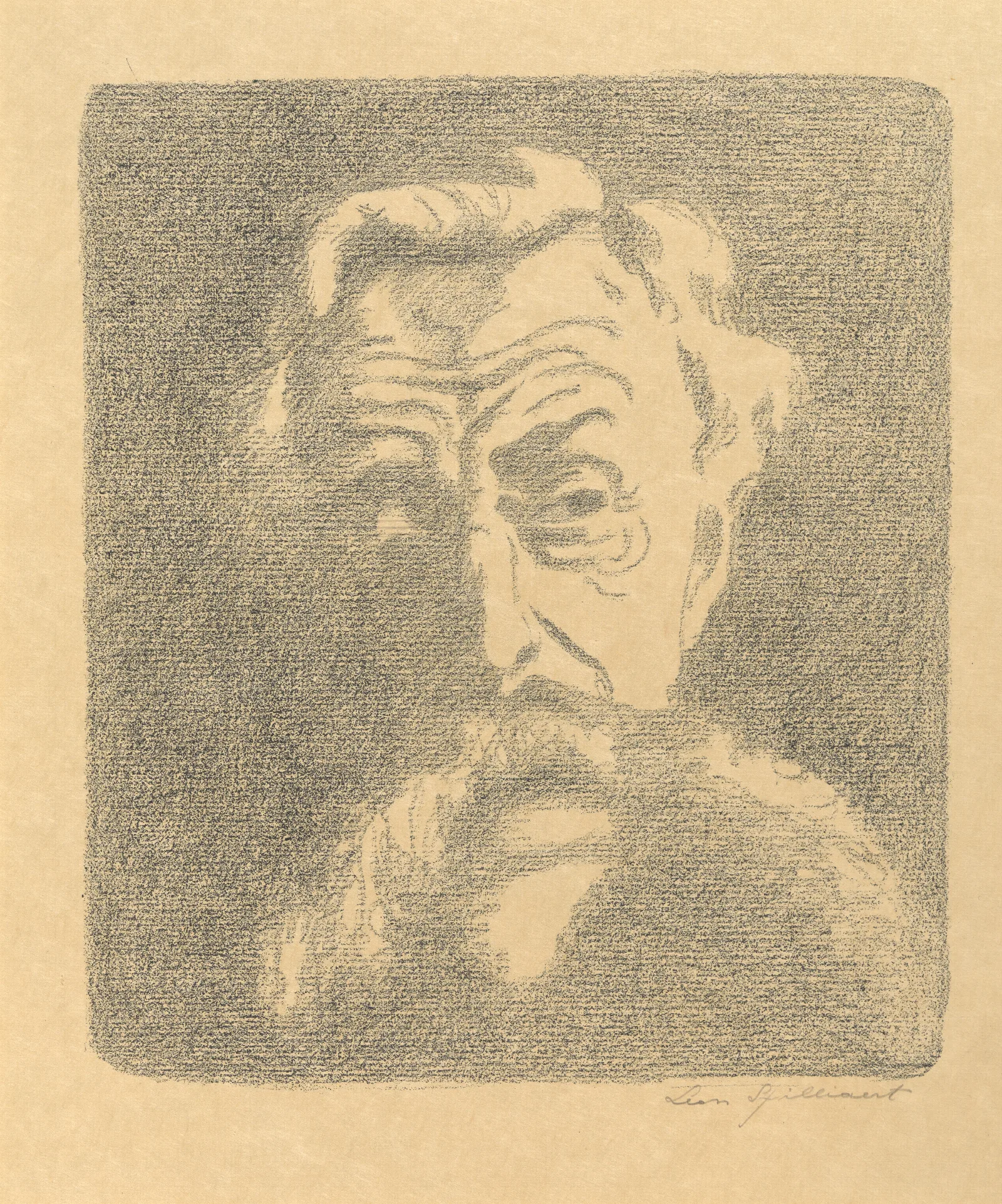 Portret Van Emile Verhaeren 2 Wall Art by Léon Spilliaert - Canvas Print