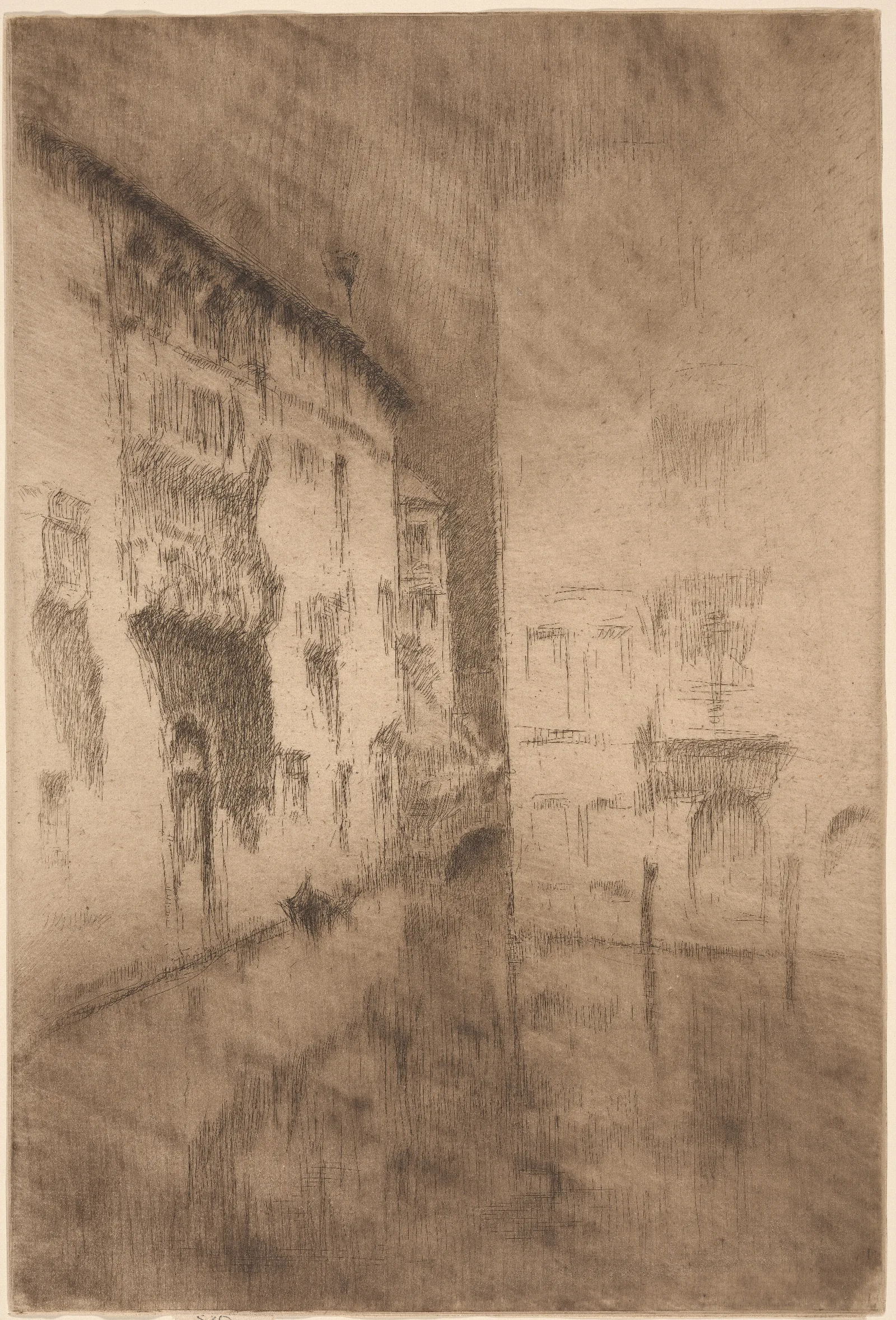 Nocturne Palaces 2 Wall Art by James Abbott McNeill Whistler - Canvas Print