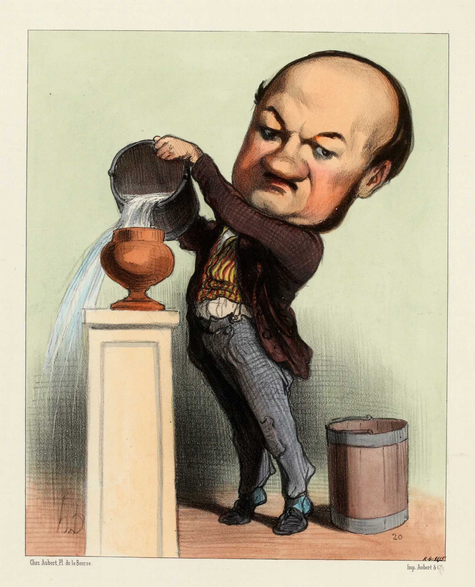 Altaroche Wall Art by Honoré Daumier - Canvas Print