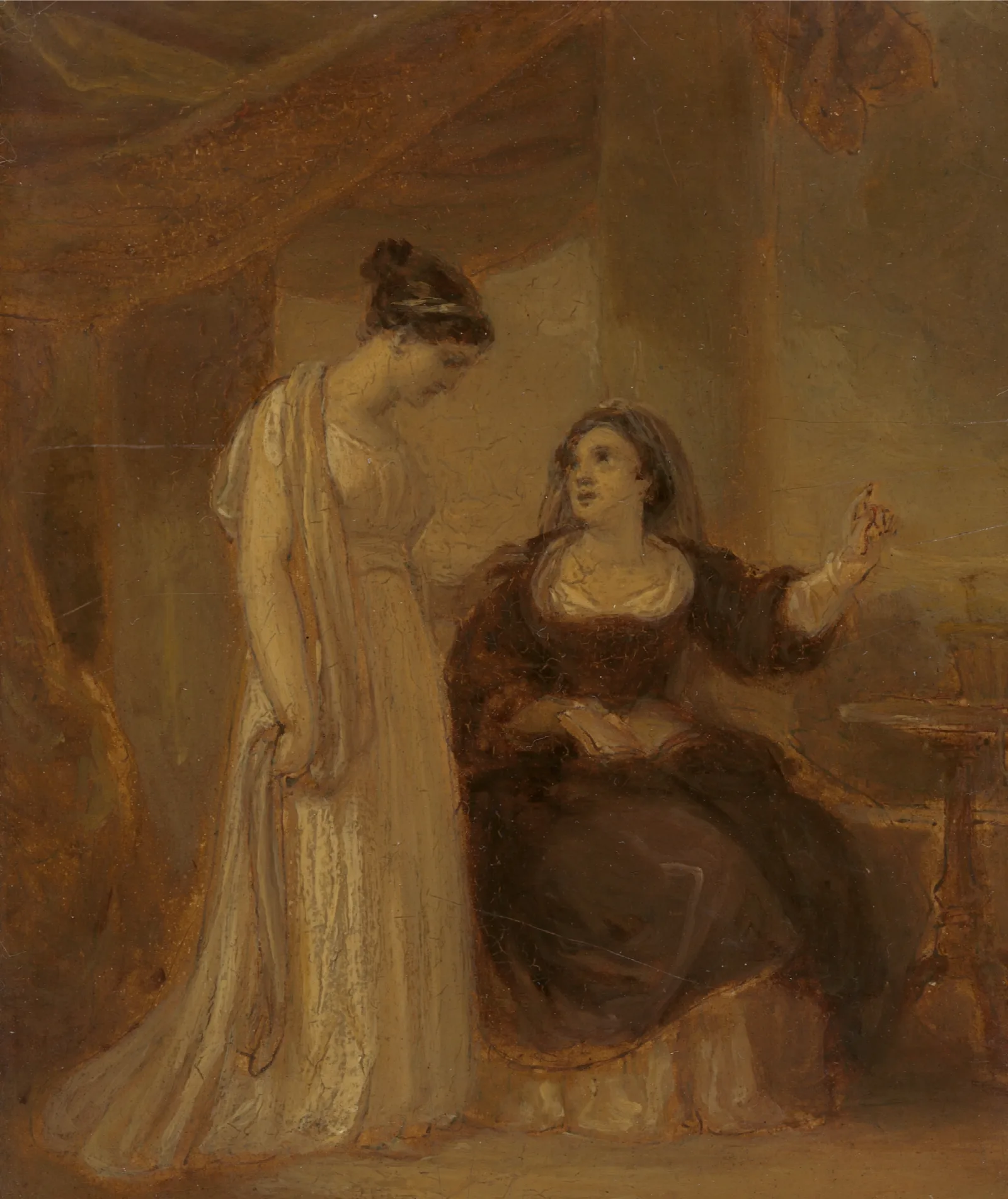 Olivia And Maria Wall Art by Robert Smirke - Canvas Print