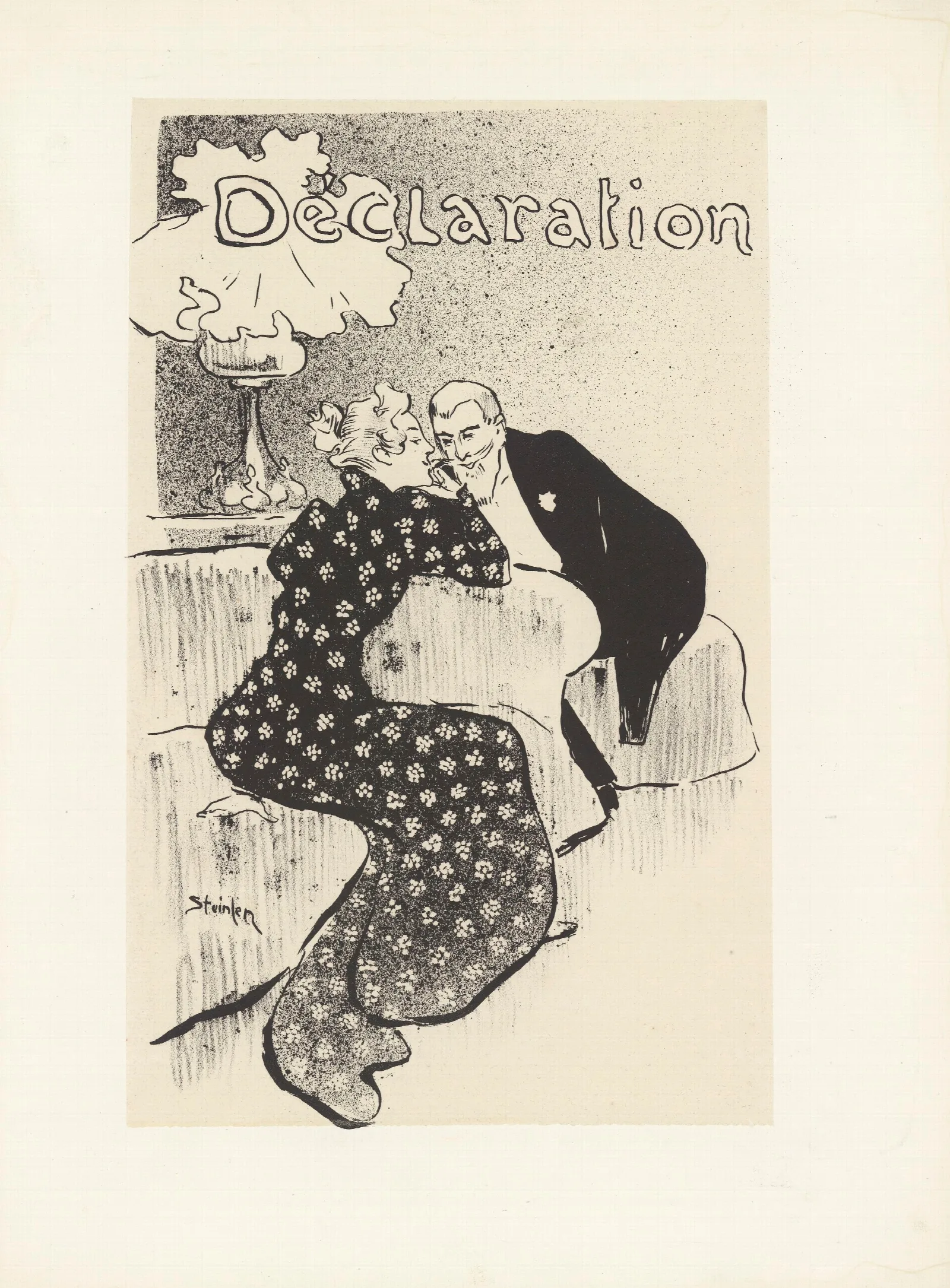 Declaration 2 Wall Art by Théophile Alexandre Steinlen - Canvas Print