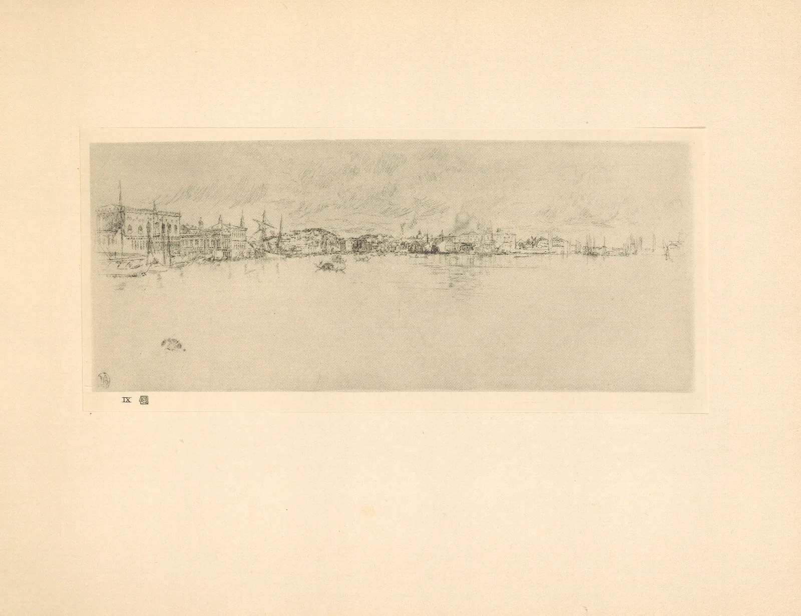 Long? ?venice Wall Art by James Abbott McNeill Whistler - Canvas Print