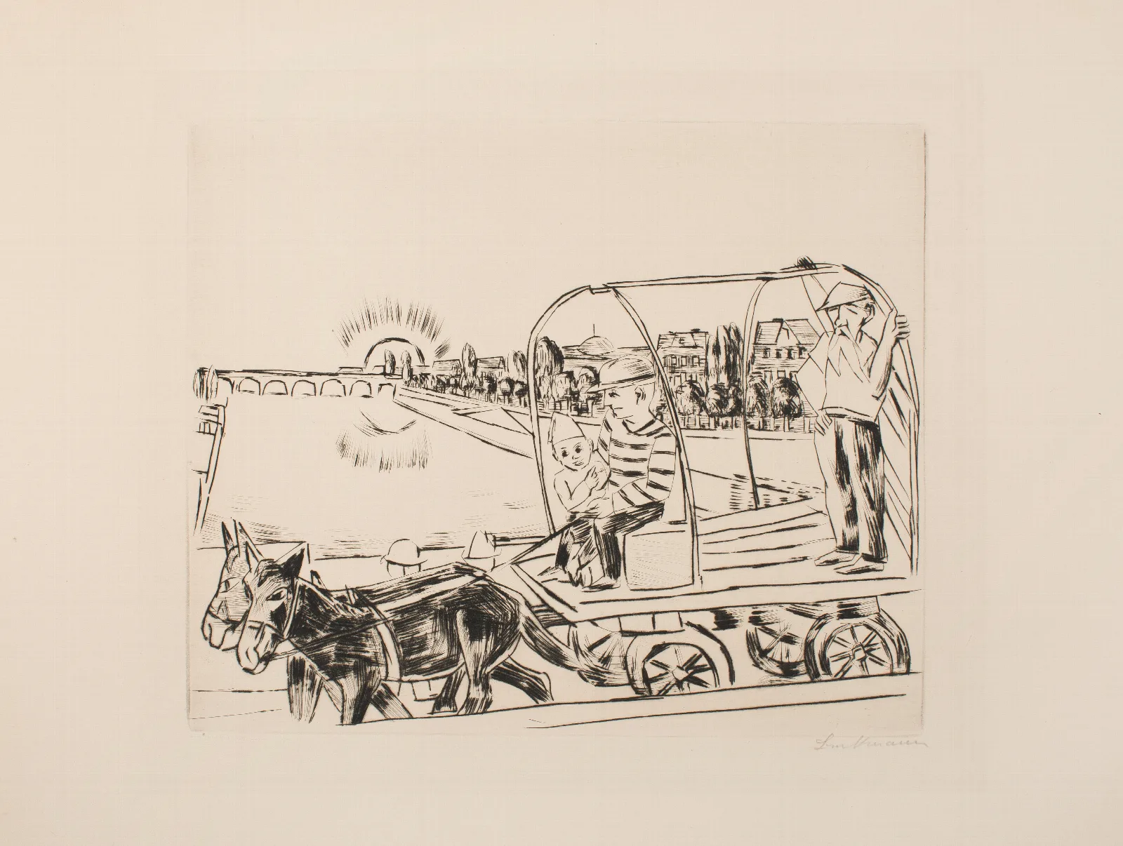 Morning 18 Wall Art by Max Beckmann - Canvas Print