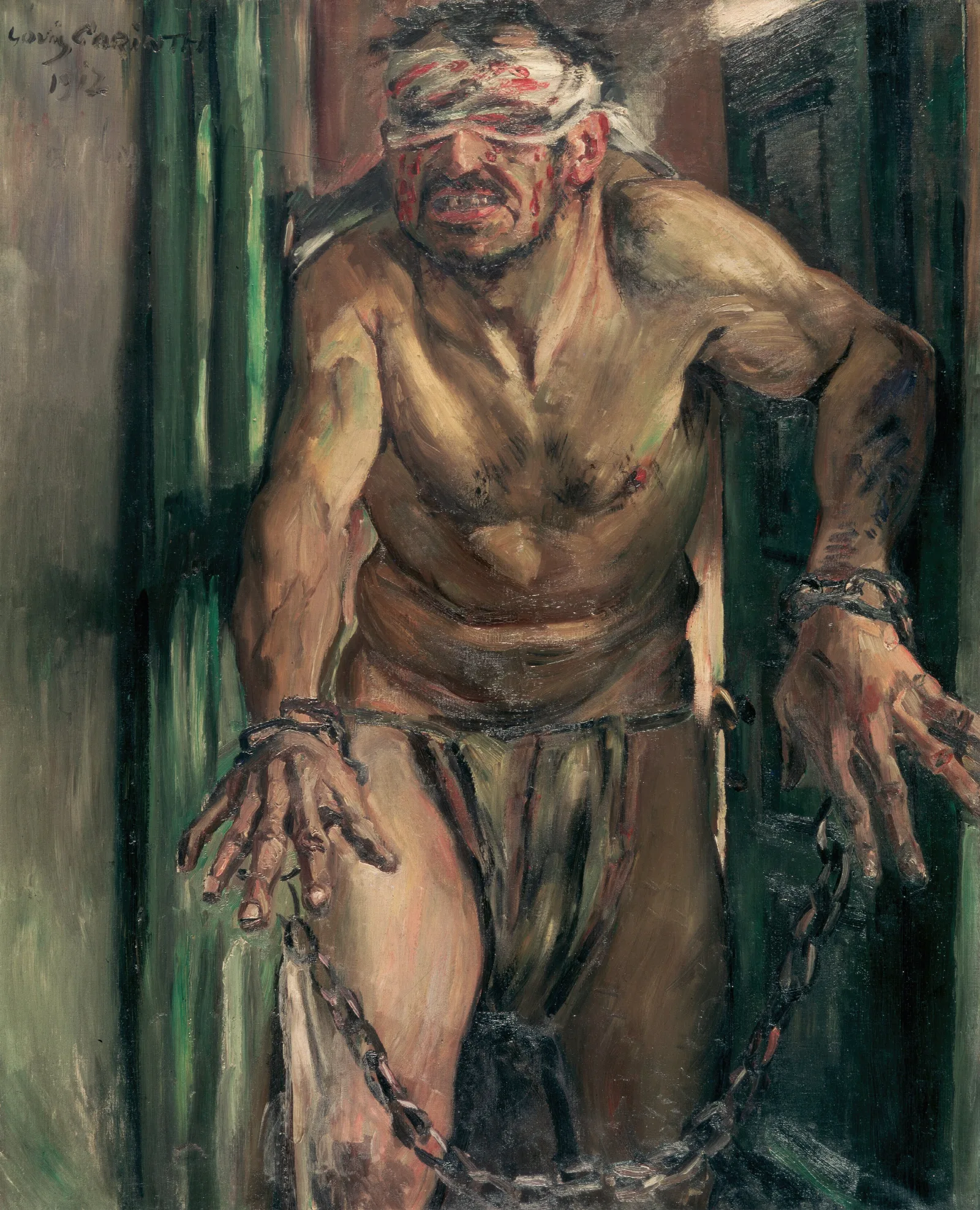 The Blinded Samson Wall Art by Lovis Corinth - Canvas Print