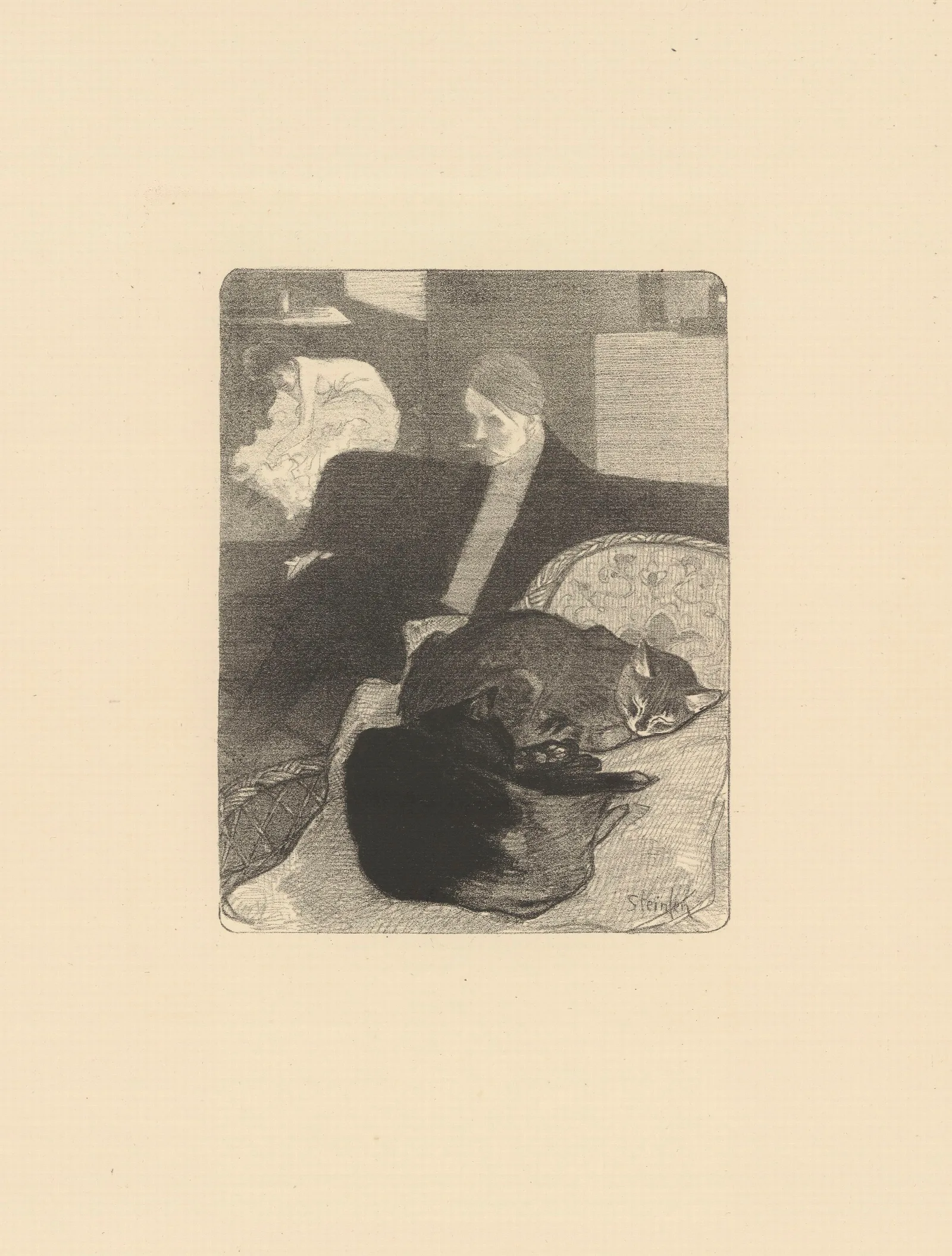 Fanfreluches Wall Art by Théophile Alexandre Steinlen - Canvas Print