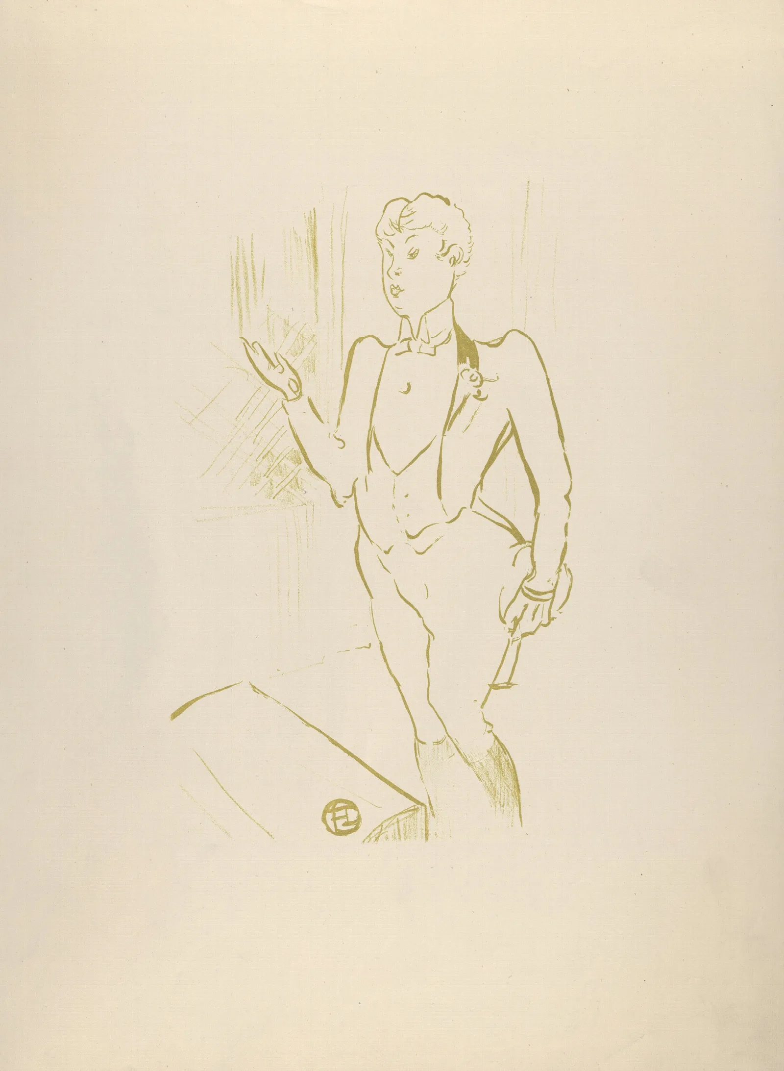 Mary Hamilton 2 Wall Art by Henri de Toulouse-Lautrec - Canvas Print