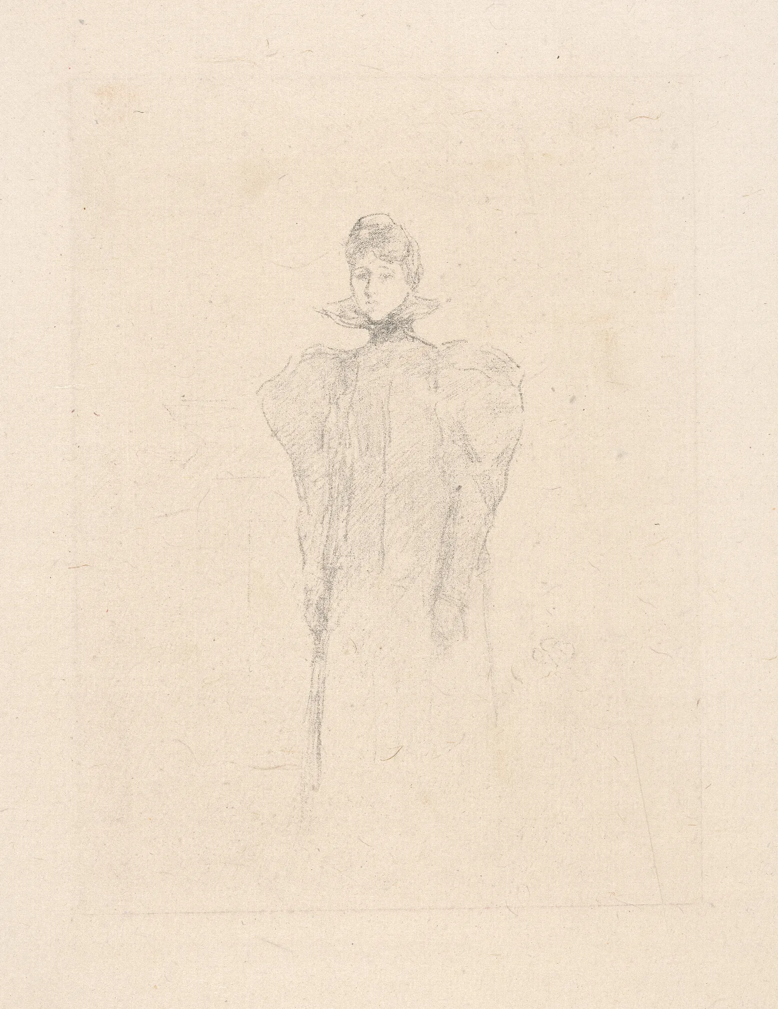 The Medici Collar 2 Wall Art by James Abbott McNeill Whistler - Canvas Print