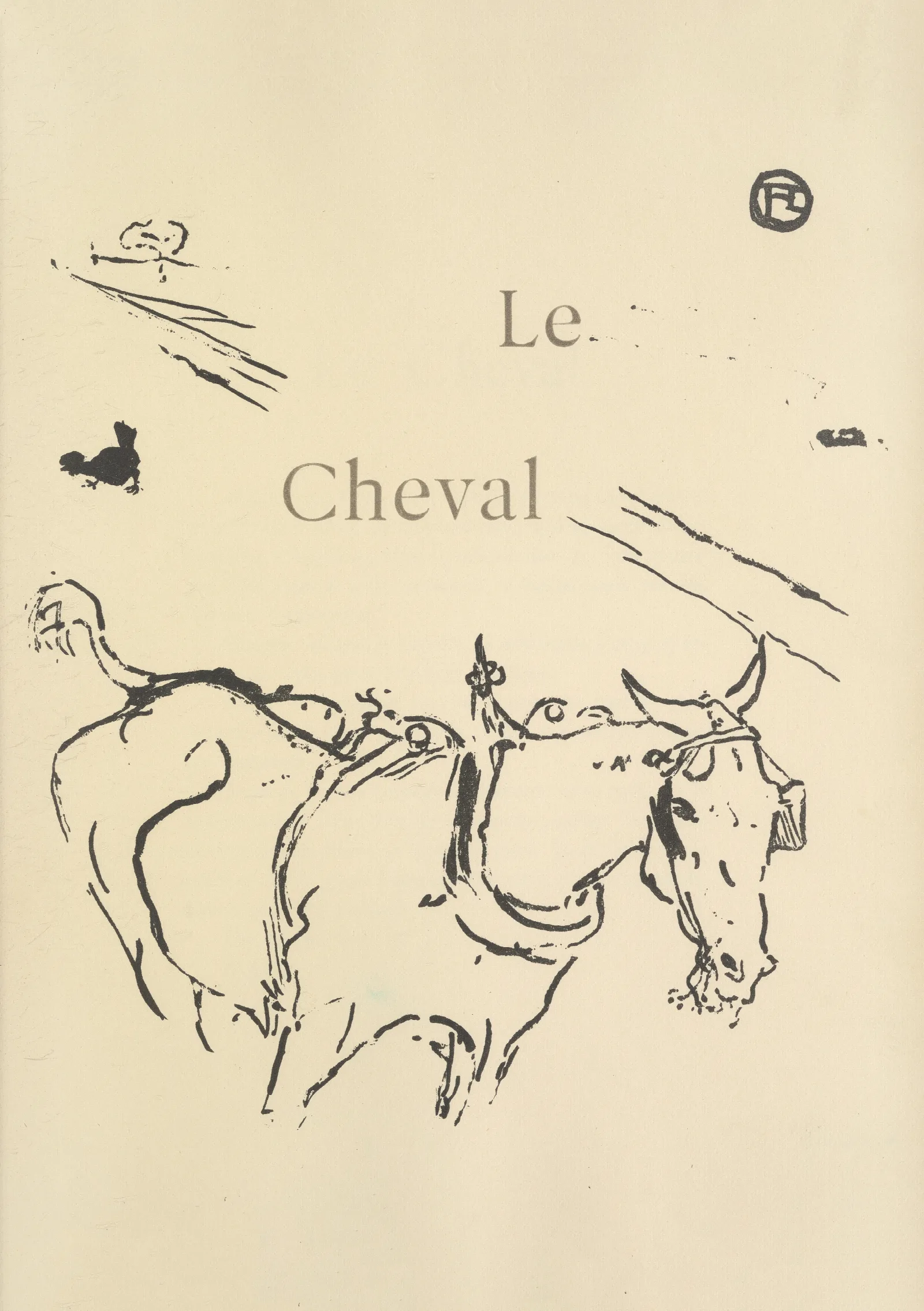 Le Cheval Wall Art by Henri de Toulouse-Lautrec - Canvas Print