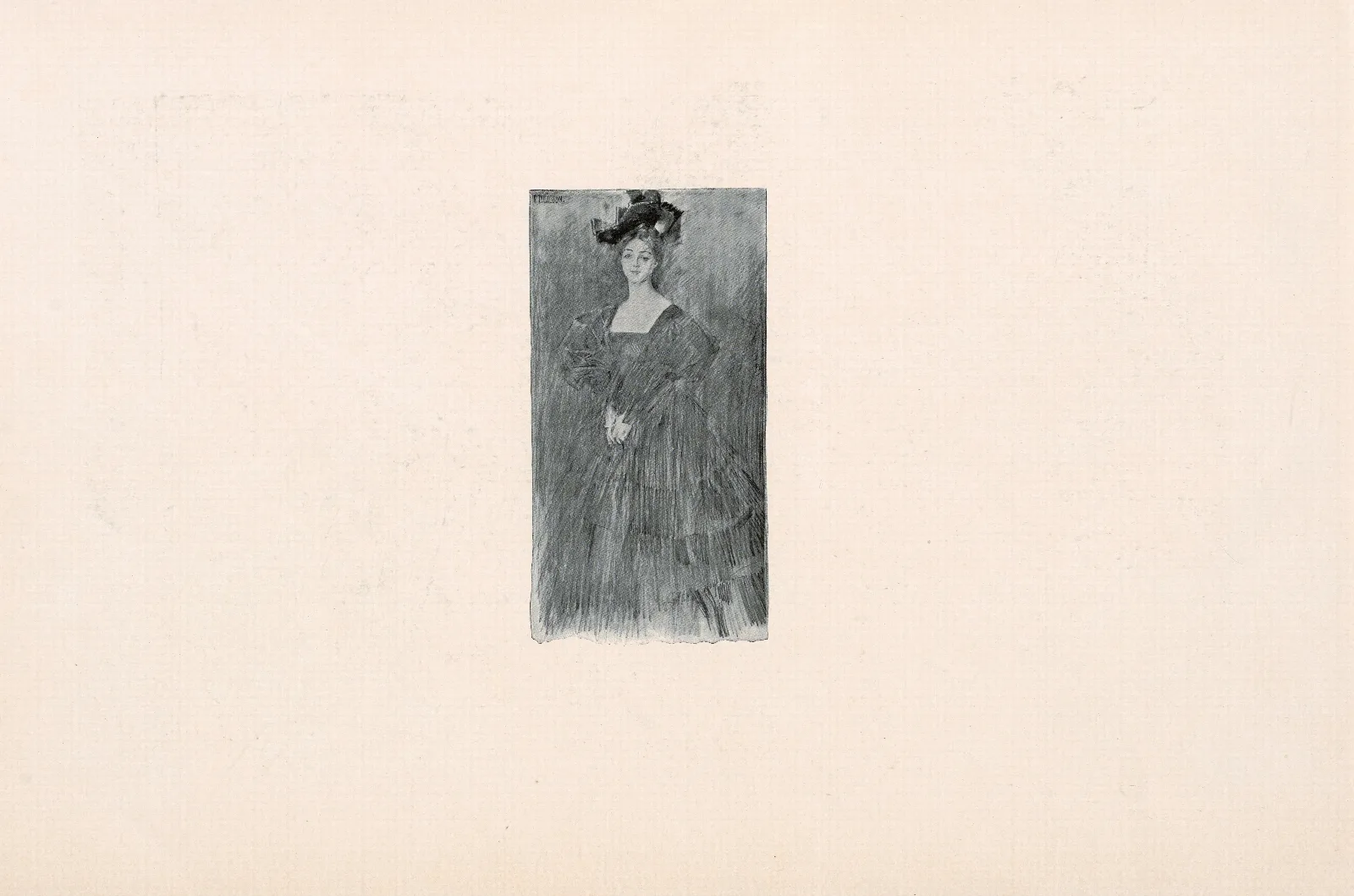 Illustration 206 by Charles Dana Gibson (1896) Wall Art by Charles Dana Gibson - Canvas Print