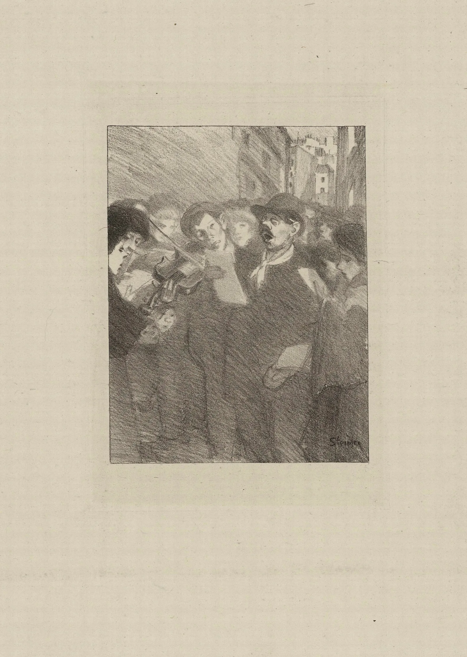 Lile Des Femmes Wall Art by Théophile Alexandre Steinlen - Canvas Print
