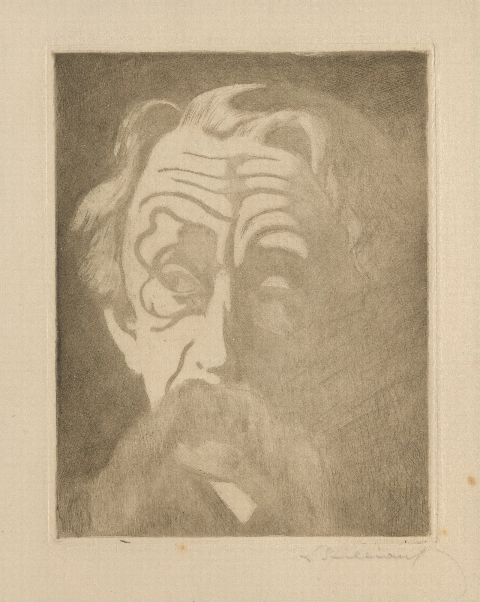Portret Van Emile Verhaeren Wall Art by Léon Spilliaert - Canvas Print