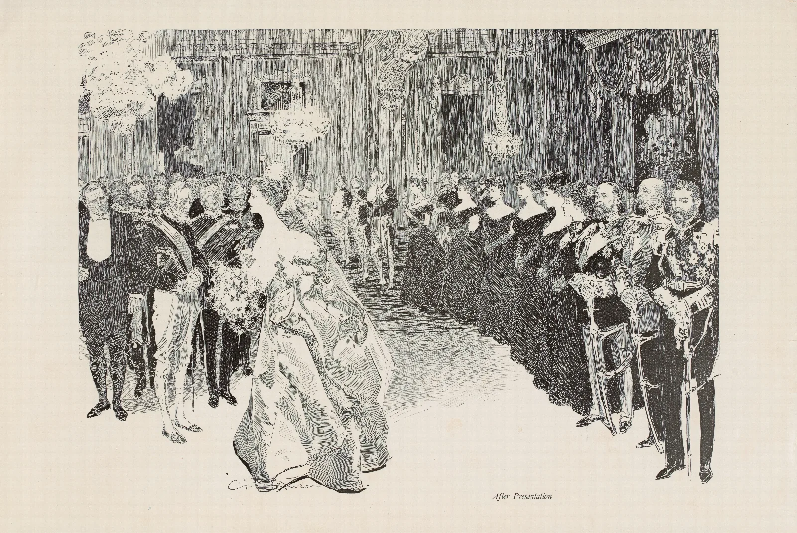 After Presentation Wall Art by Charles Dana Gibson - Canvas Print