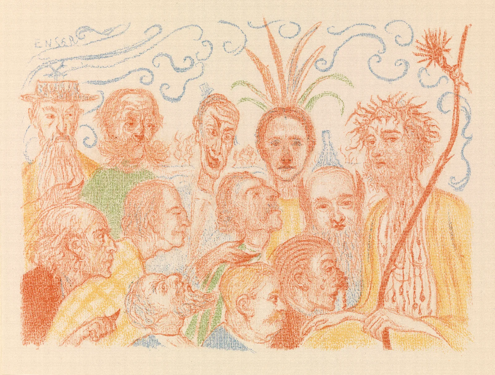 Christ Before His Judges Wall Art by James Ensor - Canvas Print
