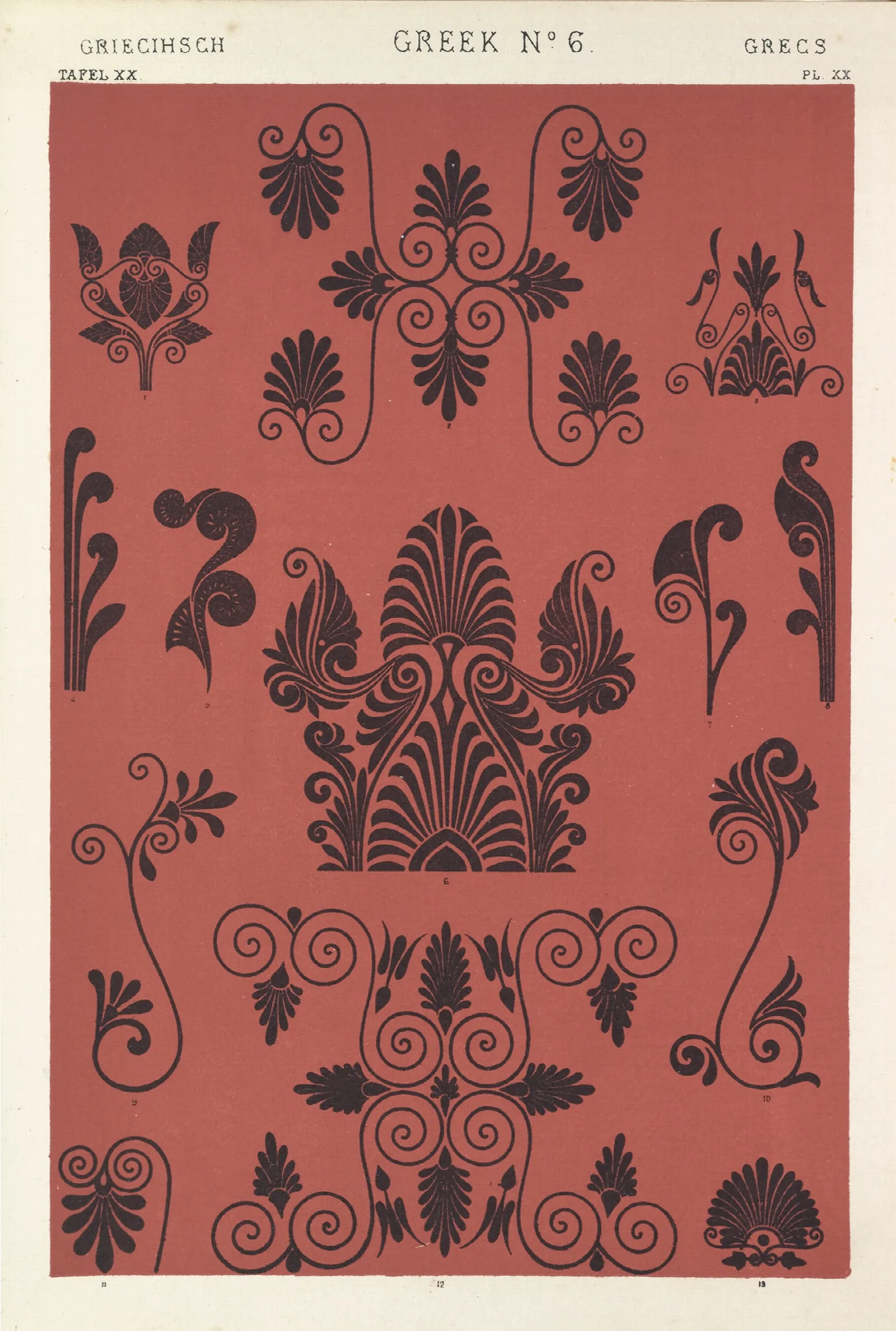 Greek No 6 Wall Art by Owen Jones - Canvas Print