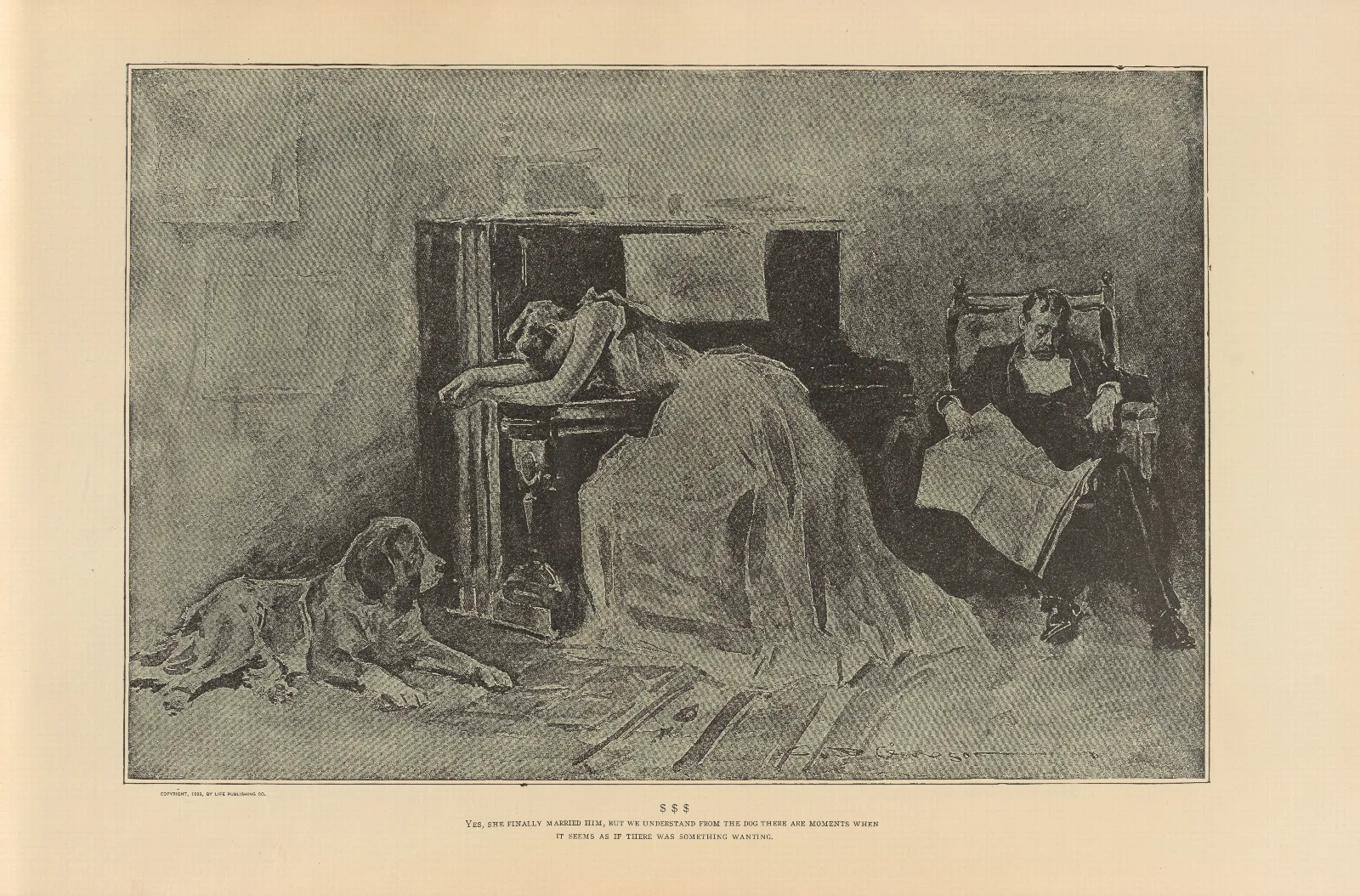 880279 Wall Art by Charles Dana Gibson - Canvas Print
