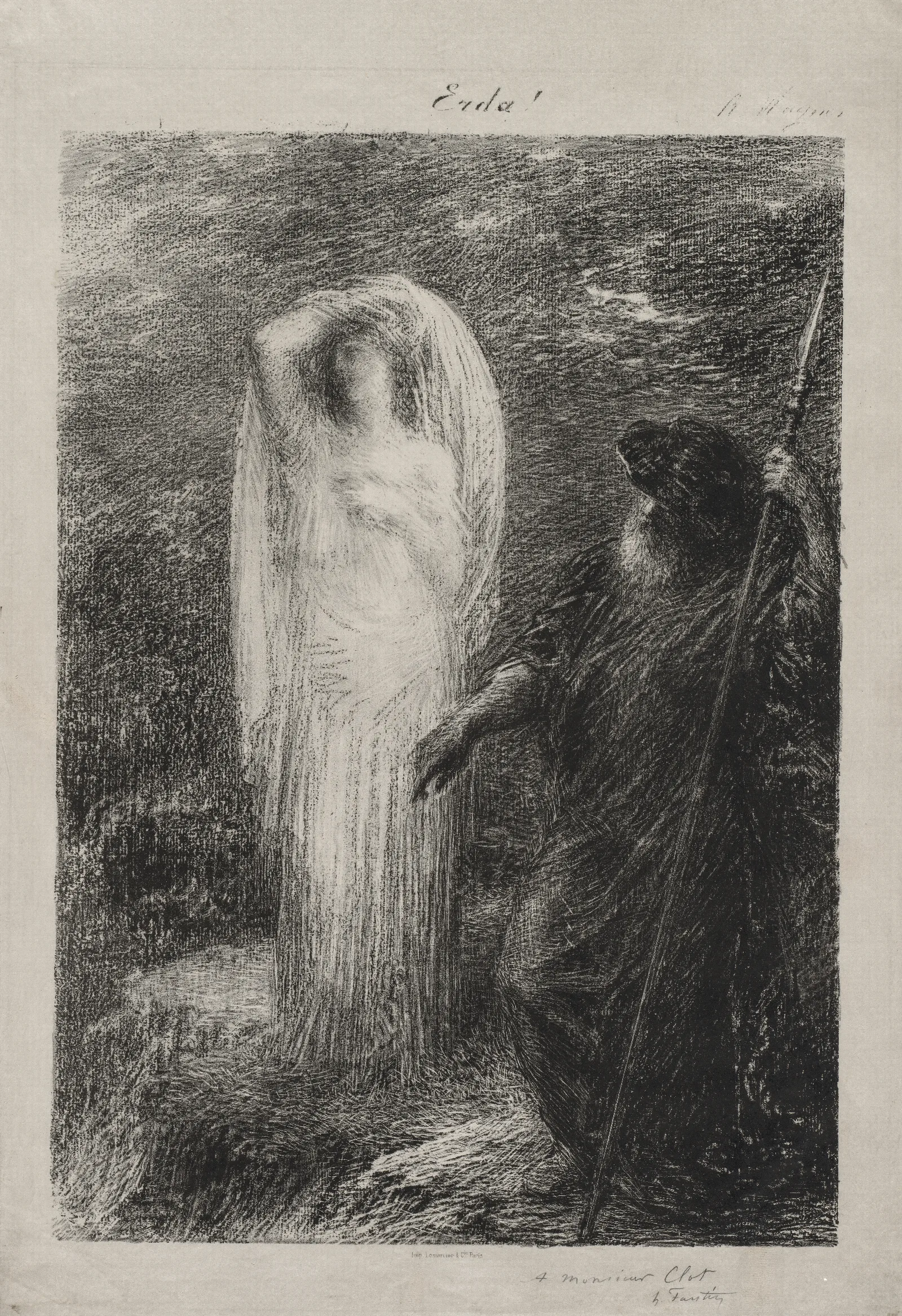 Levocation Derda Wall Art by Henri Fantin-Latour - Canvas Print