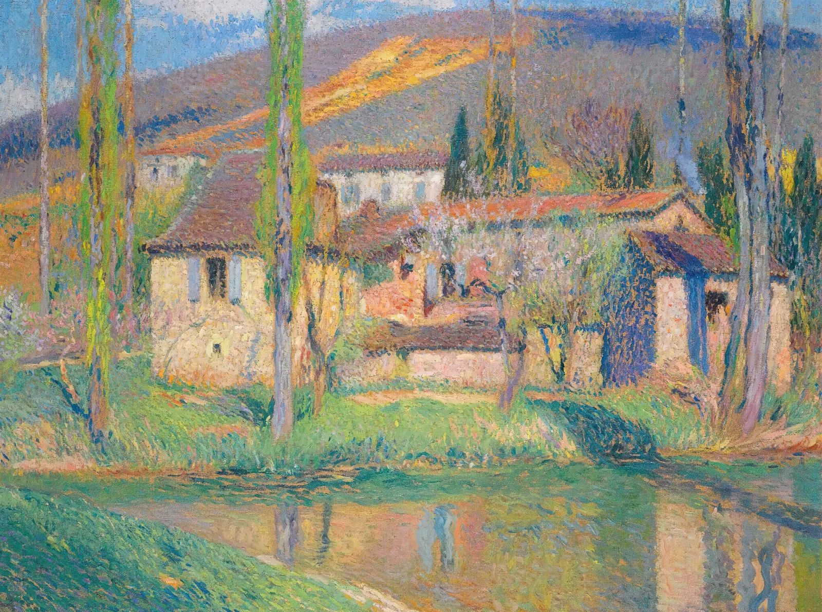 Labastide Du Vert Wall Art by Henri Martin - Canvas Print