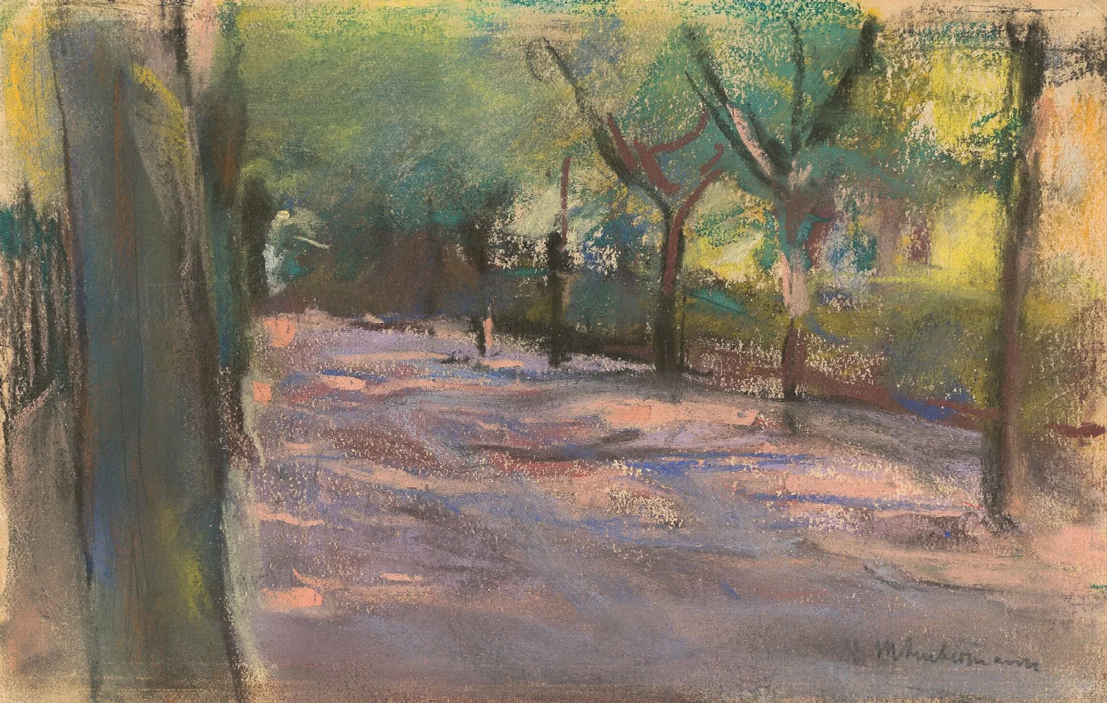 Die Colomierstrase In Wannsee Wall Art by Max Liebermann - Canvas Print