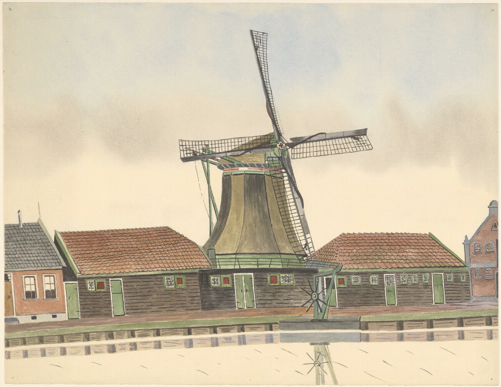 Molen 4 Wall Art by Johannes Nicolaas Eijman - Canvas Print