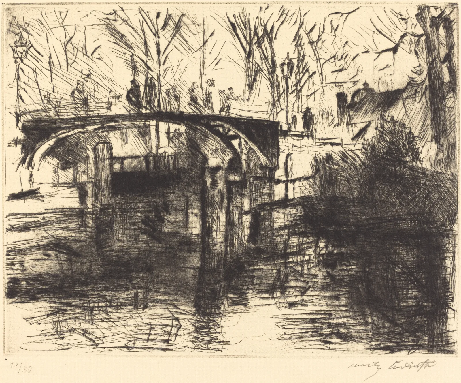 View Of The Tiergarten Aus Dem Tiergarten Wall Art by Lovis Corinth - Canvas Print