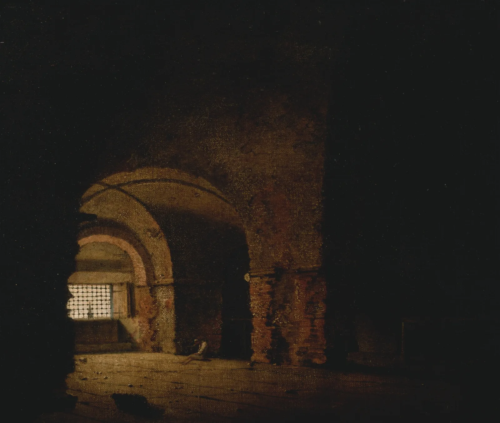 The Prisoner Wall Art by Joseph Wright of Derby - Canvas Print