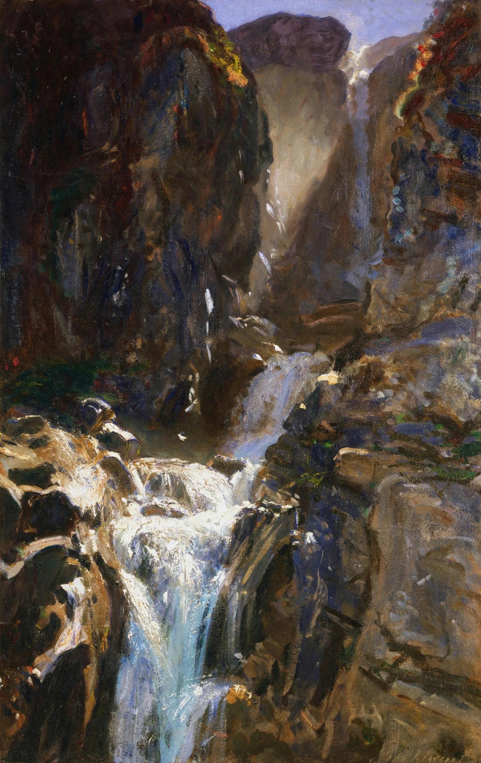 A Waterfall 8 Wall Art by John Singer Sargent - Canvas Print