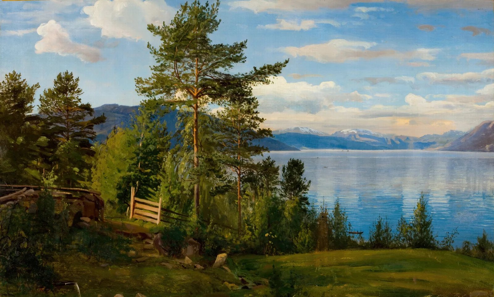 Fra Aenes Kvinnherred Wall Art by Amaldus Nielsen - Canvas Print