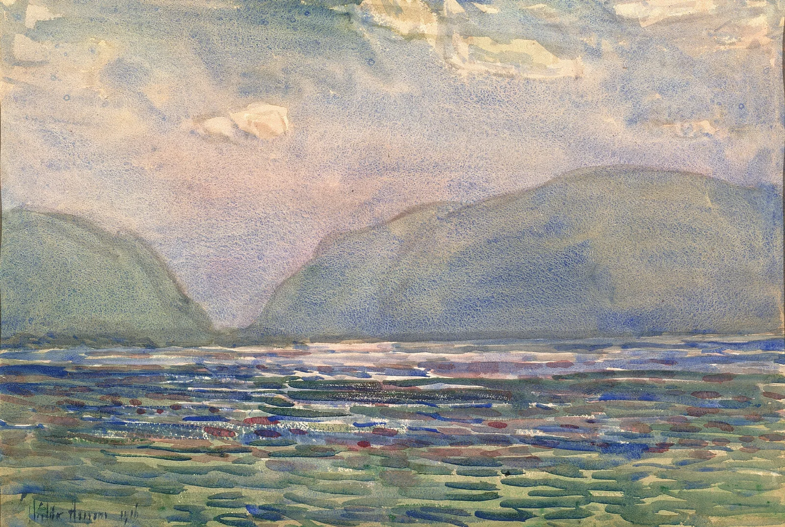 Noon Above Newburgh Wall Art by Childe Hassam - Canvas Print