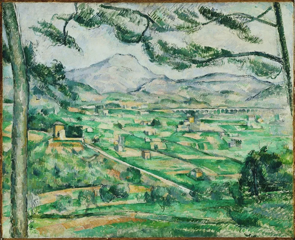 Mont Sainte Victoire 2 Wall Art by Paul Cézanne - Canvas Print