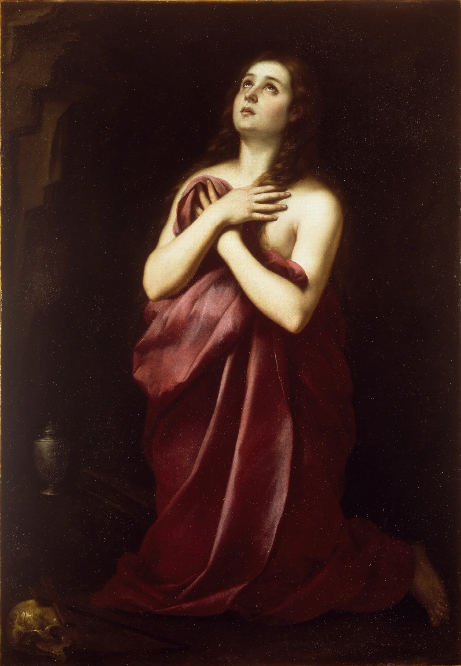 The Penitent Magdalene 30 Wall Art by Bartolomé Estebán Murillo - Canvas Print