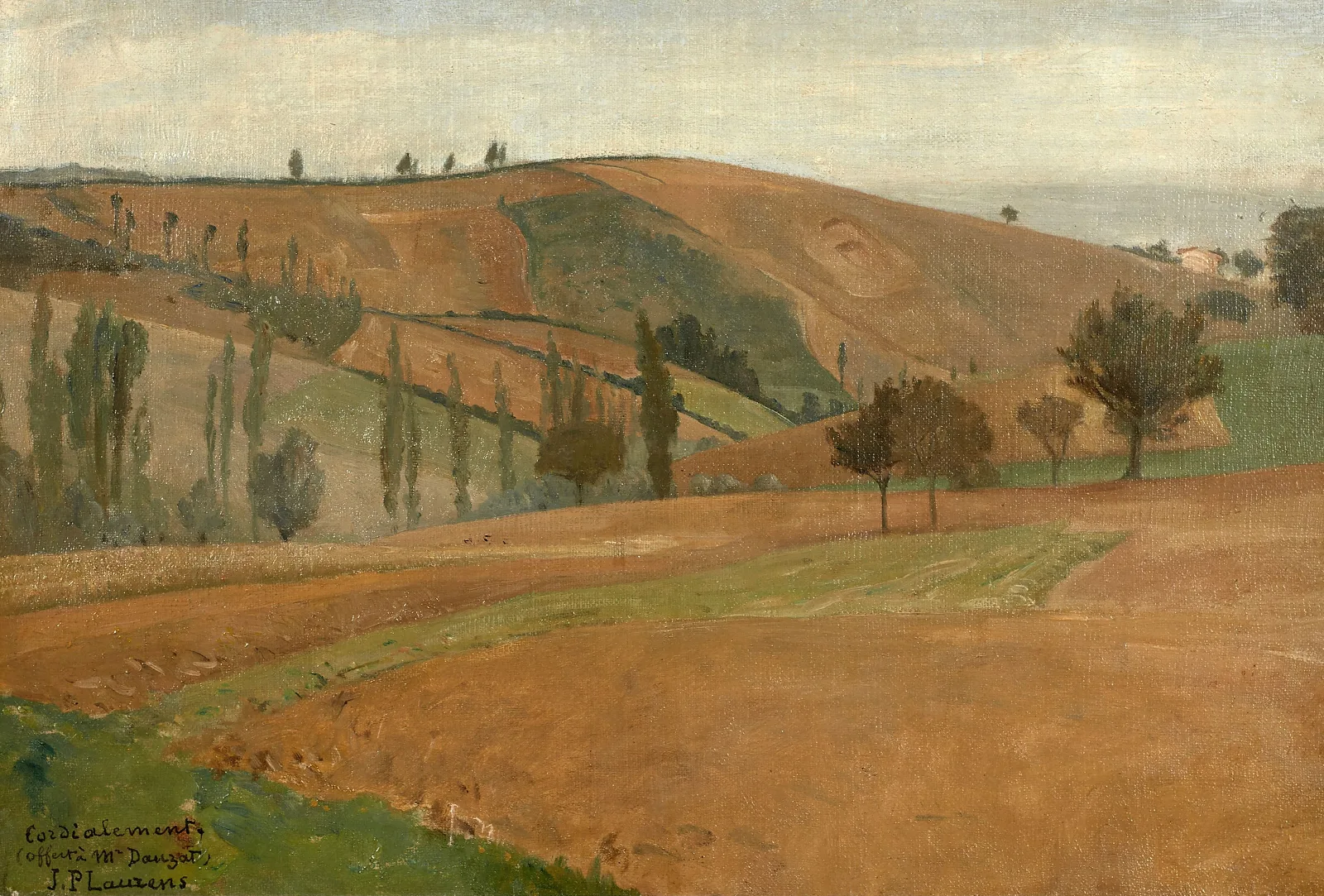 Paysage Du Lauragais Wall Art by Jean-Paul Laurens - Canvas Print
