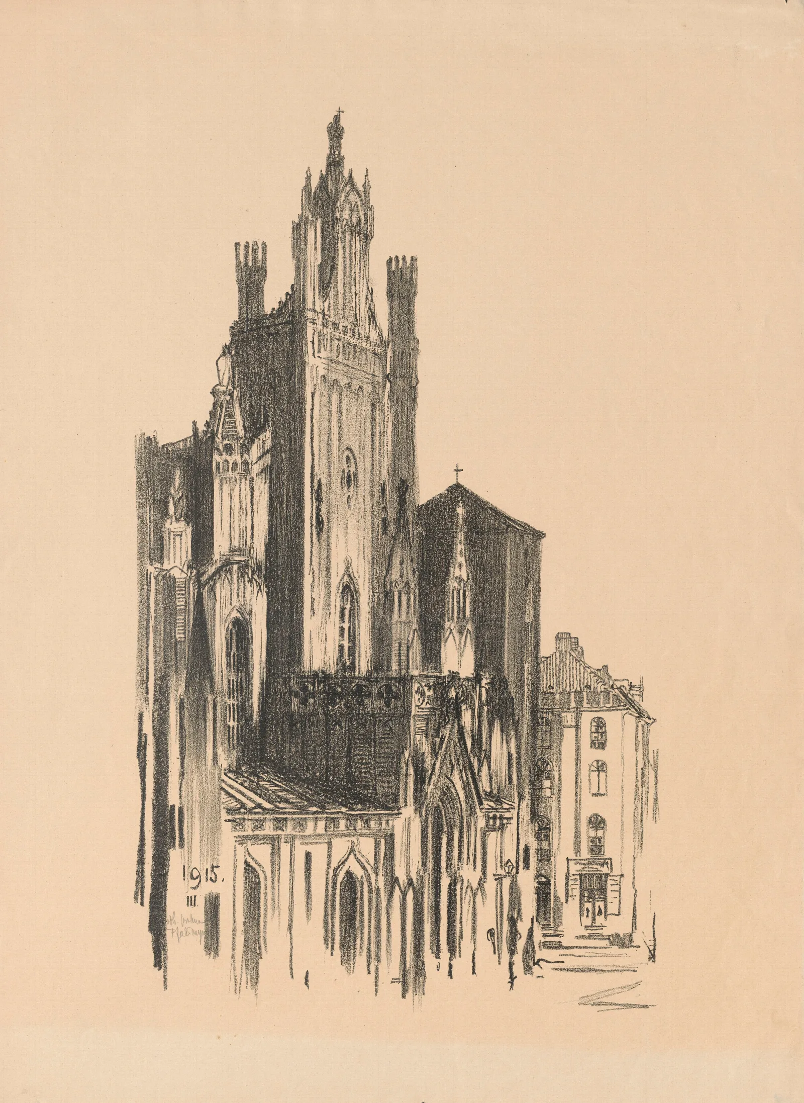 St Johns Cathedral 2 Wall Art by Feliks Jabłczyński - Canvas Print