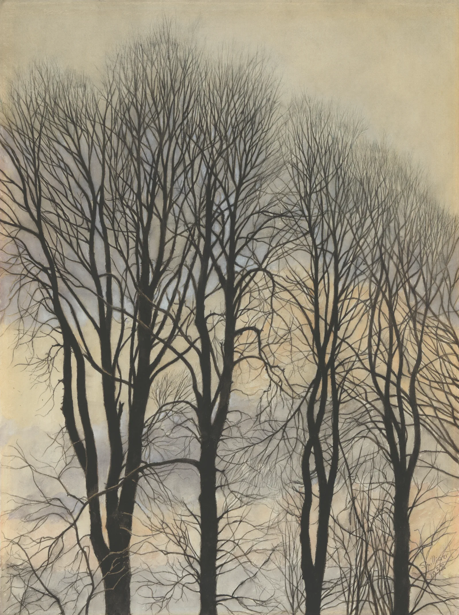 Arbre Et Ciel Wall Art by Léon Spilliaert - Canvas Print