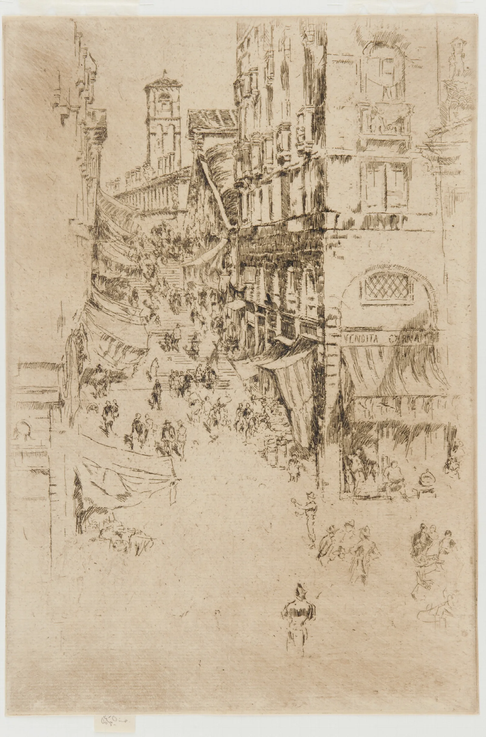 The Rialto 4 Wall Art by James Abbott McNeill Whistler - Canvas Print