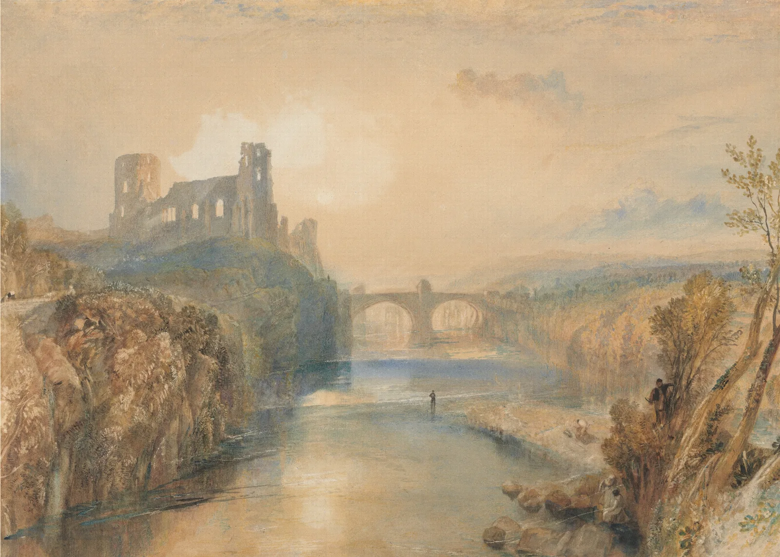 Barnard Castle Wall Art by Joseph Mallord William Turner - Canvas Print