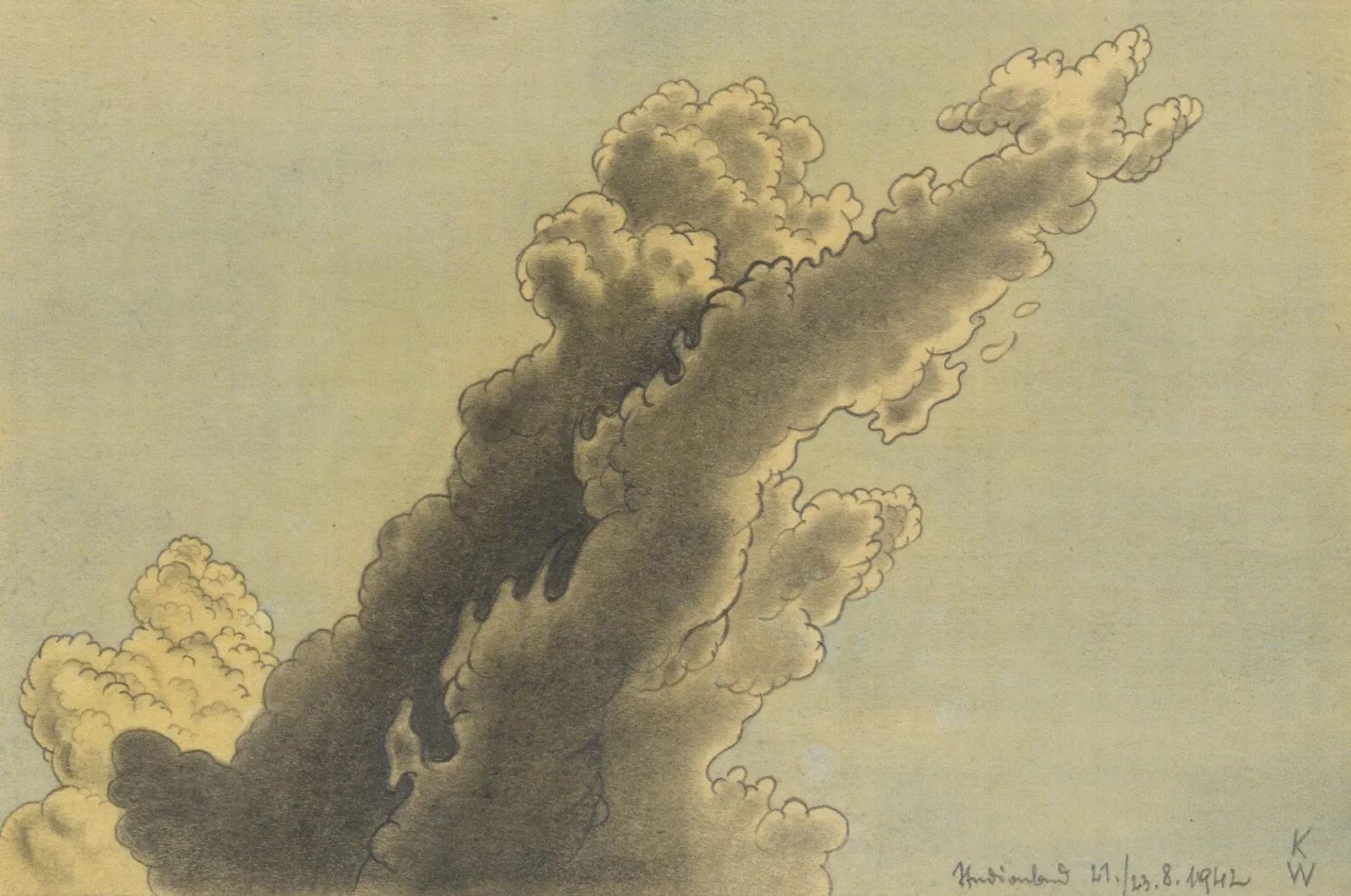 Wolken Wall Art by Karl Wiener - Canvas Print
