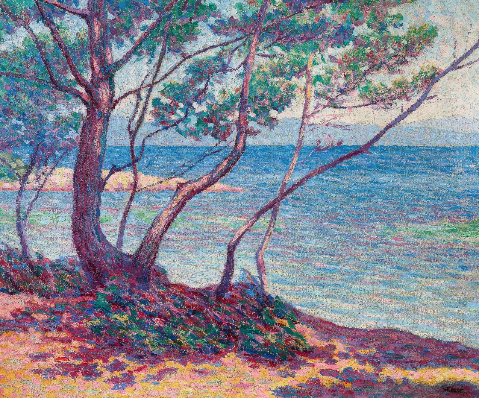 Paysage 57 Wall Art by Maximilien Luce - Canvas Print