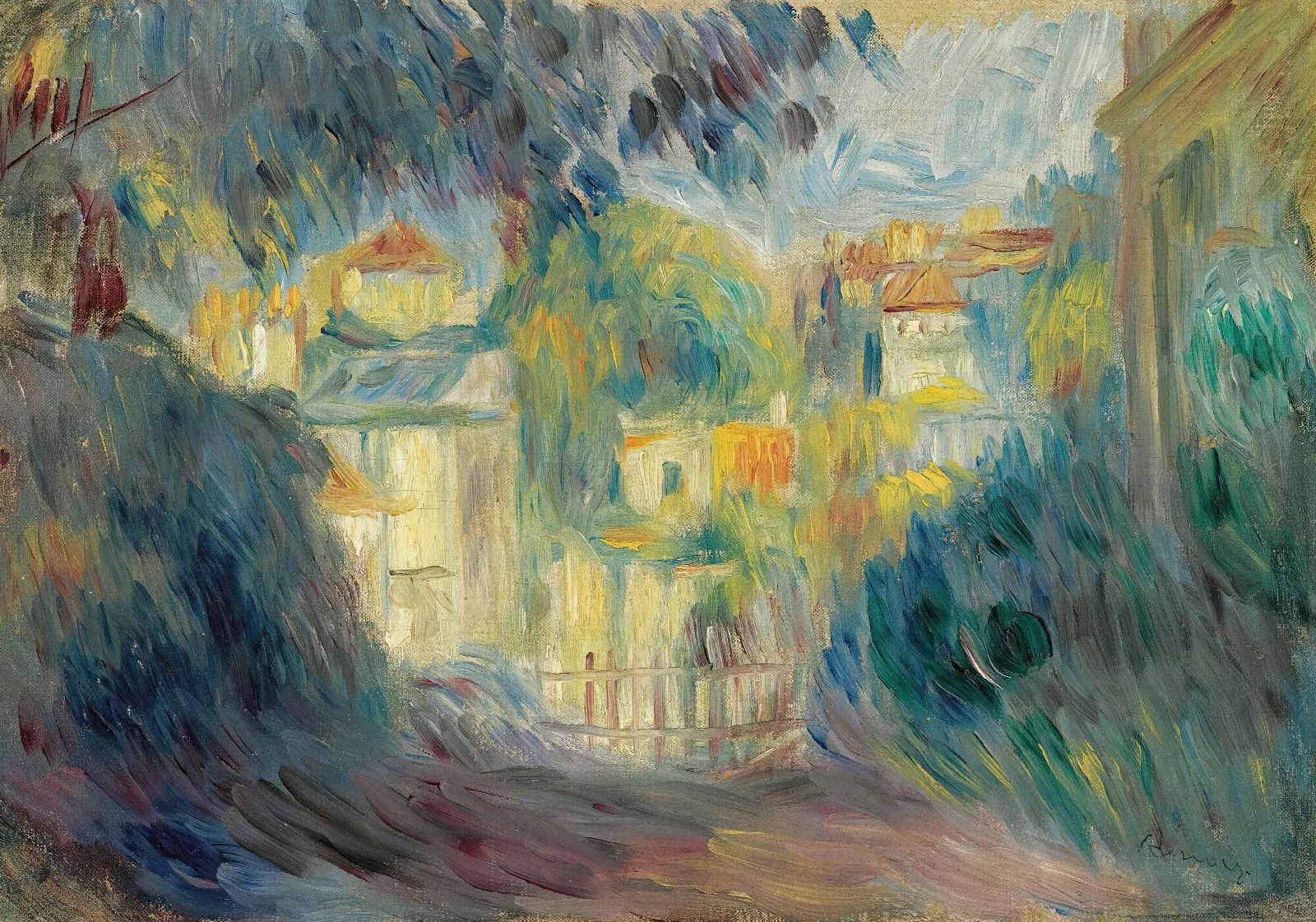 Paysage 10 Wall Art by Pierre-Auguste Renoir - Canvas Print
