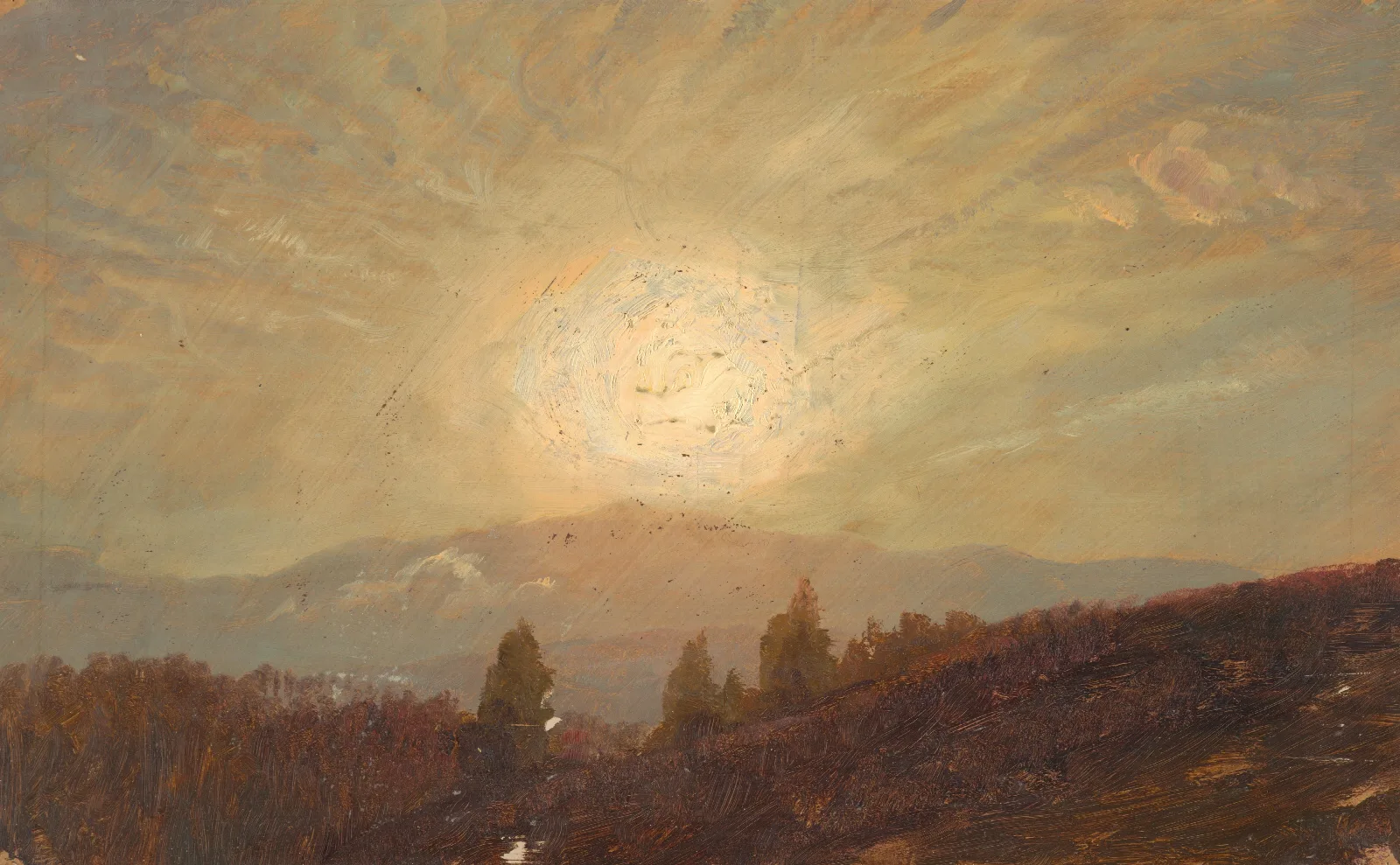 Sunset 9 Wall Art by Frederic Edwin Church - Canvas Print