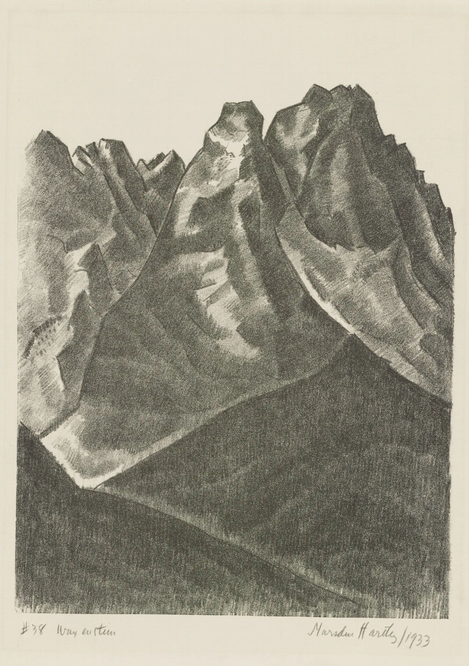 Waxenstein 3 Wall Art by Marsden Hartley - Canvas Print