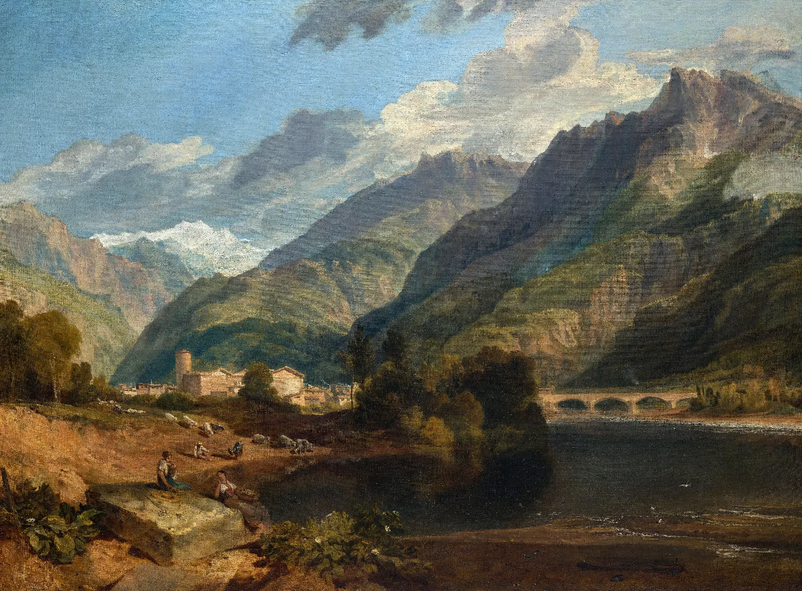 Bonneville Savoy Wall Art by Joseph Mallord William Turner - Canvas Print