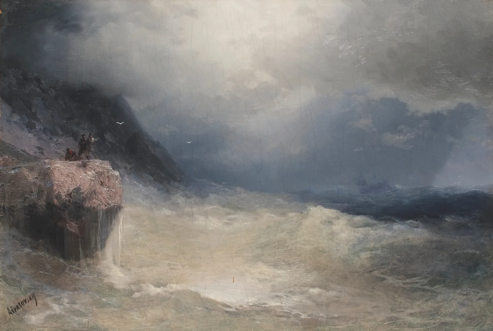 The Survivor Wall Art by Ivan Konstantinovich Aivazovsky - Canvas Print