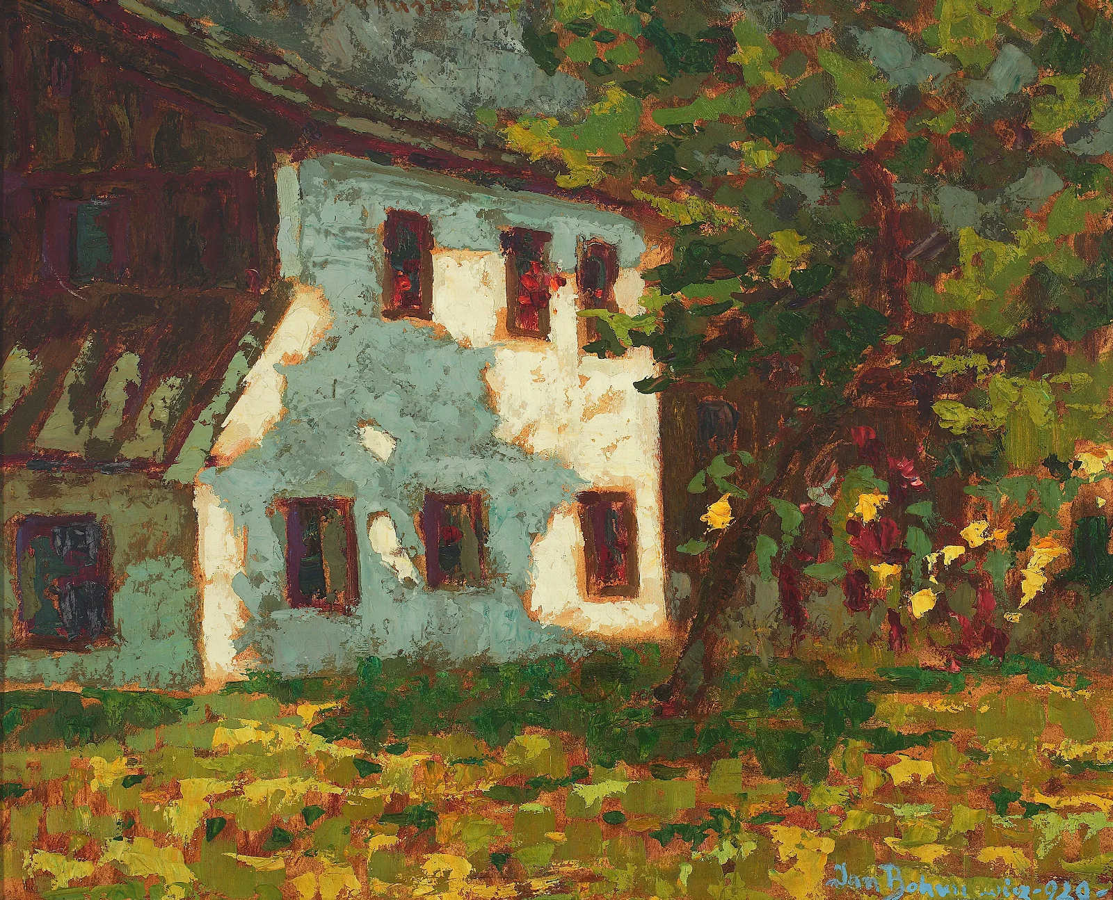 Zloty Poranek Wall Art by Jan Bohuszewicz - Canvas Print