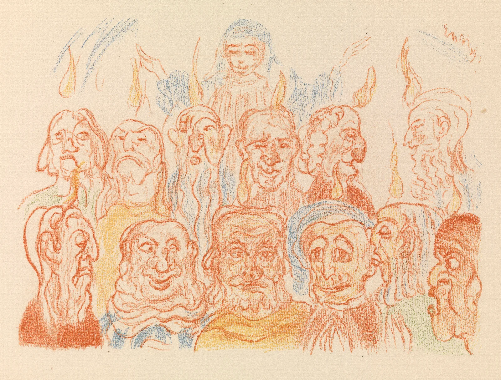 The Holy Ghost Enlightens The Apostles Wall Art by James Ensor - Canvas Print