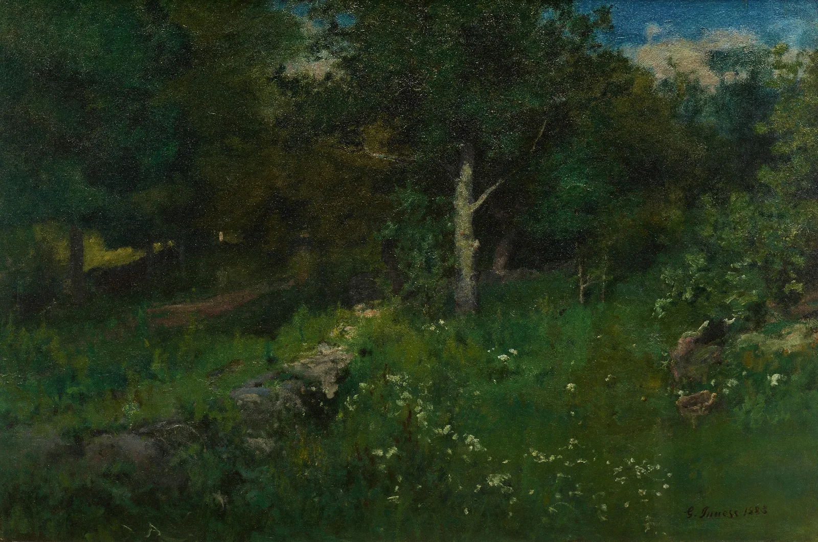 Summer Foliage Wall Art by George Inness - Canvas Print