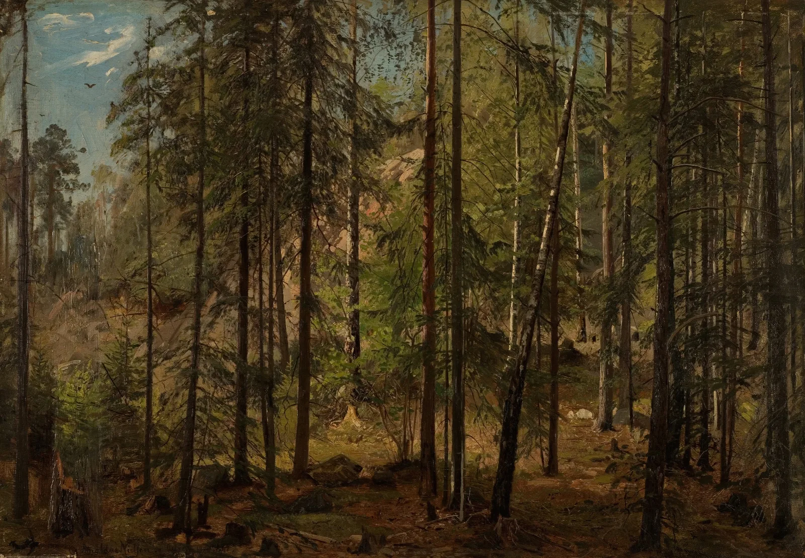 Fra Ostoen Wall Art by Amaldus Nielsen - Canvas Print