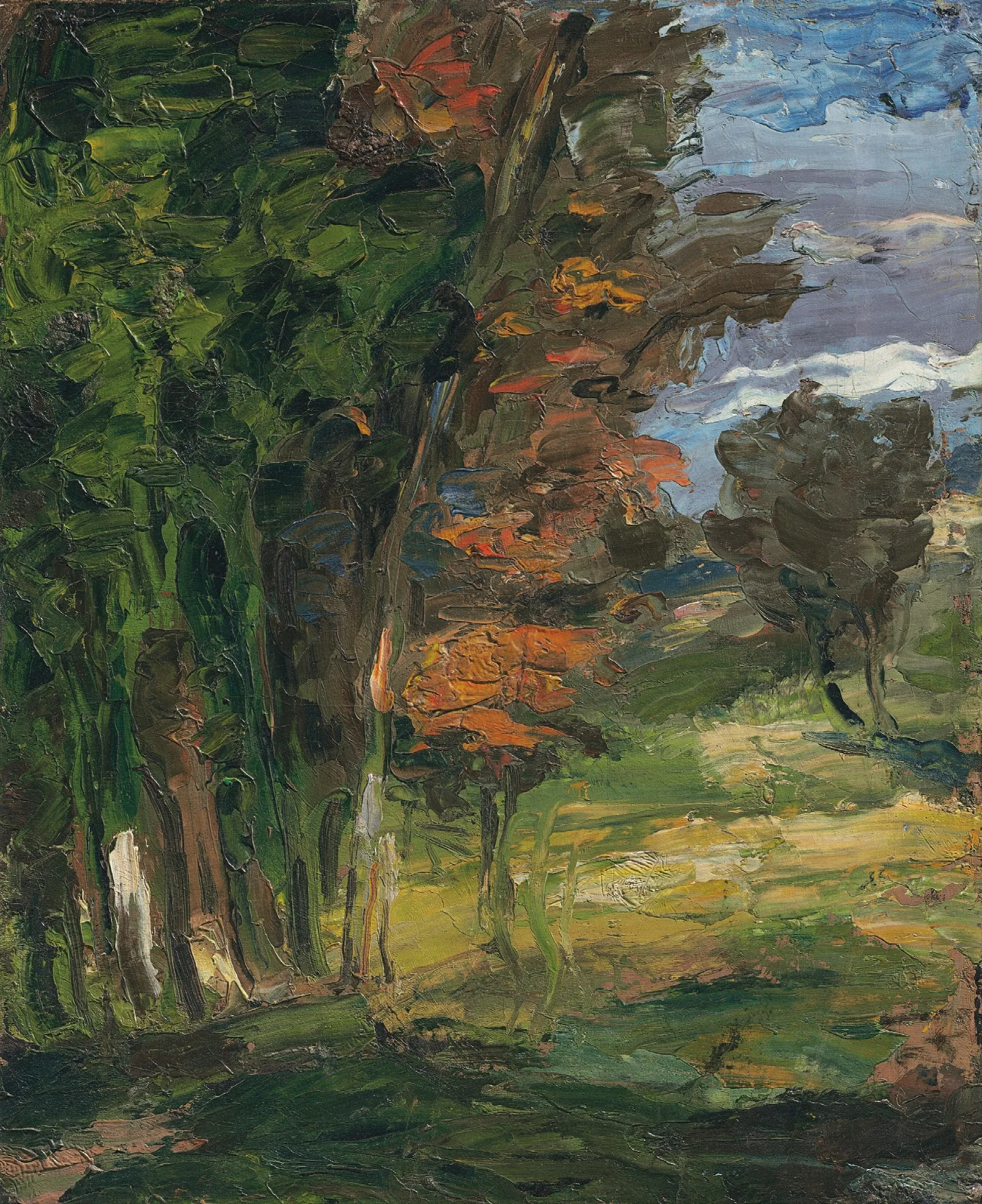 Paysage 58 Wall Art by Paul Cézanne - Canvas Print