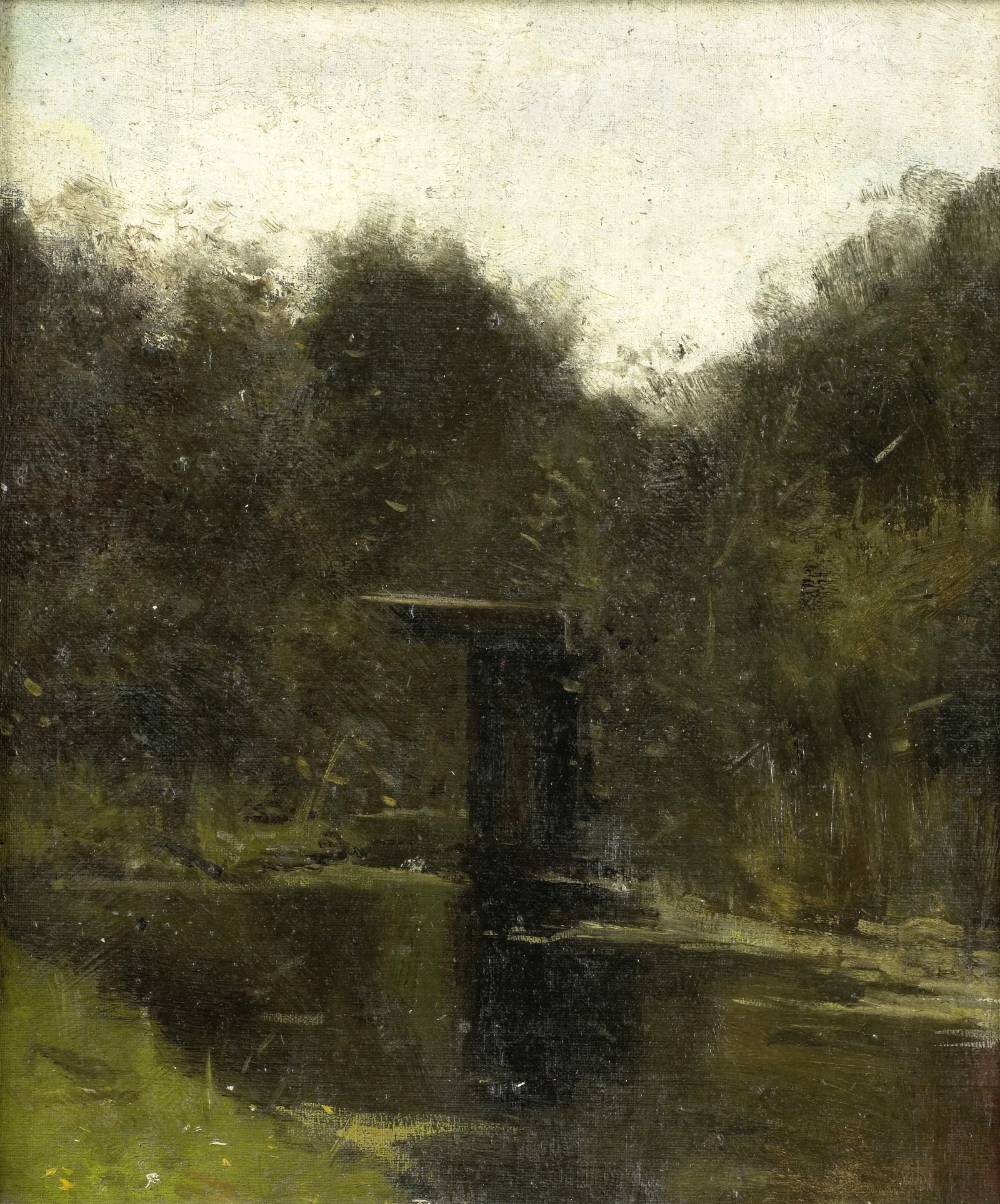 Corner Of A Pond Near Breukelen Wall Art by Richard Nicolaüs Roland Holst - Canvas Print
